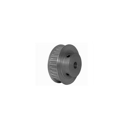 28XL037M6FA8, Timing Pulley, Aluminum, Clear Anodized,